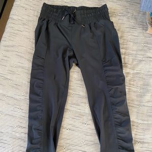 Prana ruched tie pants